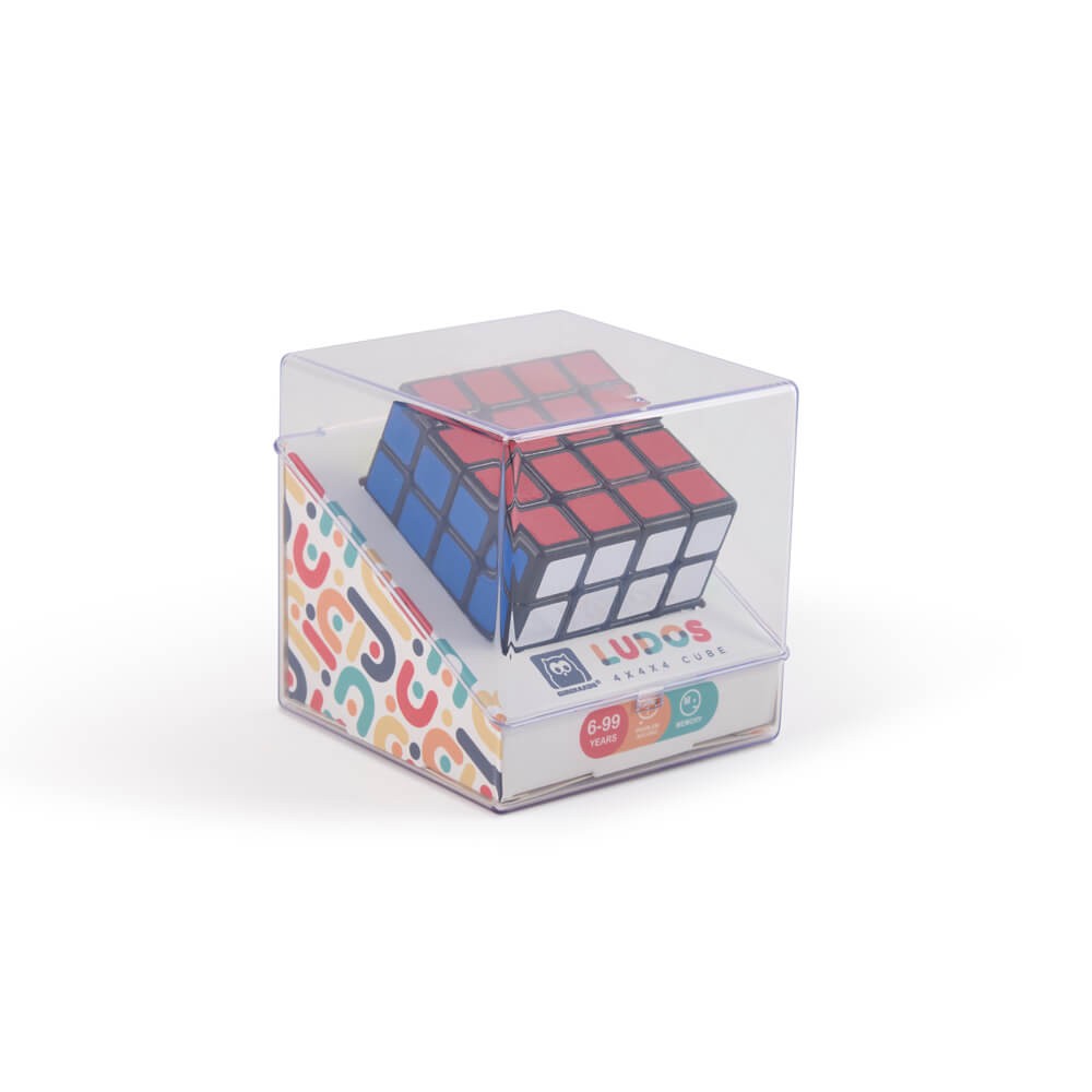 Juguete de cubo de velocidad, cubo mágico de 4 x 4 pulgadas, versión avanzada de 2.362 in, fácil giro y juego suave, duradero rompecabezas cubo de juguete