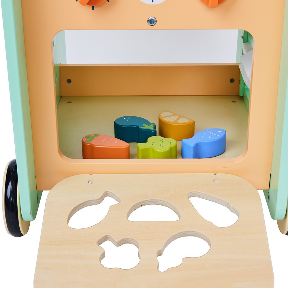 Eurekakids Wooden Walker Kitchen | 2-in-1 Play