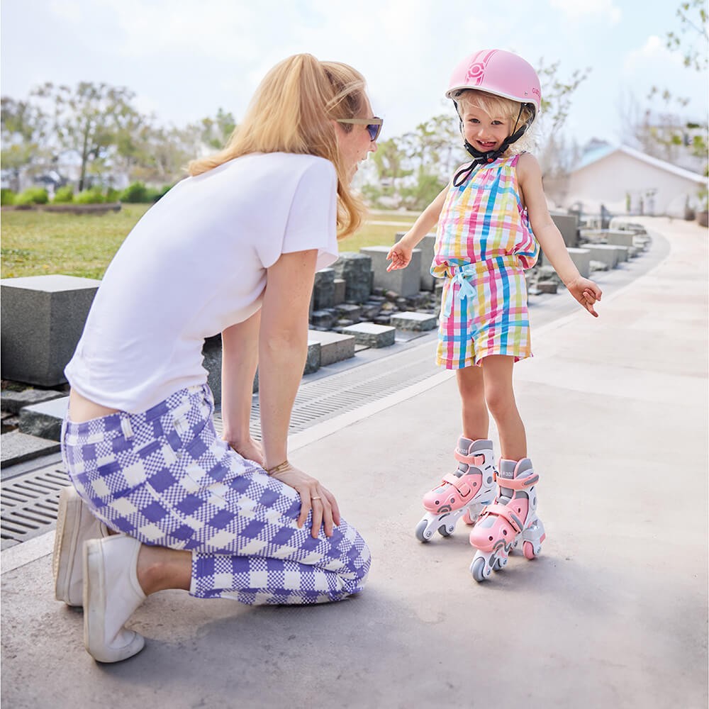 Pattini in linea Champz per bambini rosa misura 30-33 EU